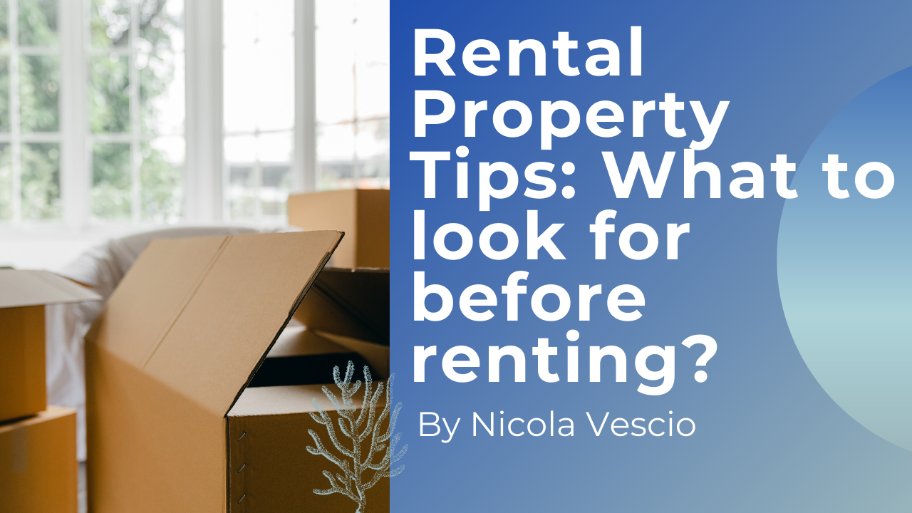 Rental Property Tips: What to look for before renting? - Nicola Domenic Vescio